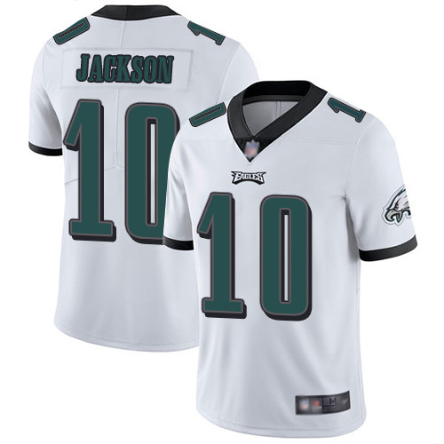 Men Philadelphia Eagles #10 DeSean Jackson White Vapor Untouchable NFL Jersey Limited Player Football->philadelphia eagles->NFL Jersey